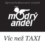 Logo Taxi Modrý Anděl